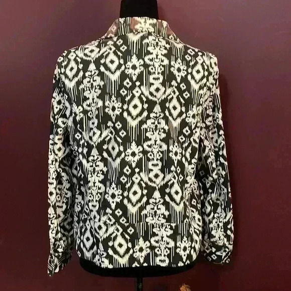 Erin (London) Tribal Print Zip Up Women’s PL Jacket - Picture 4 of 11